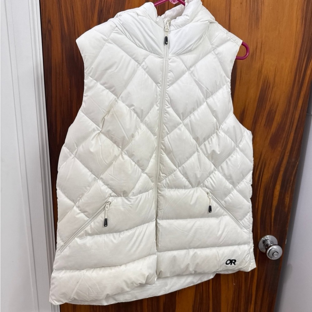 Outdoor Research White Quilted Vest